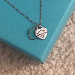 Tiffany & Co. Jewelry - Return To Tiffany Mini Double Heart Tag Pendant Tiffany & Co. Jewelry - Return To Tiffany Mini Double Heart Tag Pendant
